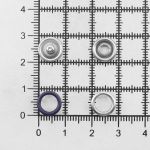 Кнопка рубашечная (джерси) открытая ⌀9.5 мм, ≈1440 шт, МЕТАЛЛ, эмаль, 569 т.синий матовый, NEW STAR