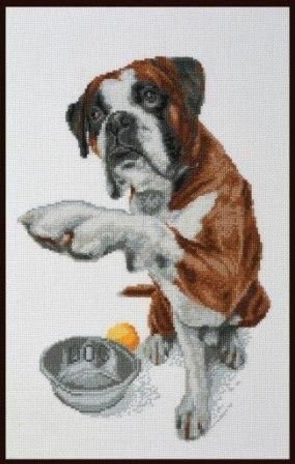 Набор для вышивания нитками Палитра, Давай дружить! 19х30см