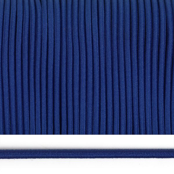 Резинка шляпная (шнур эластичный) ⌀3.0 мм / 100 метров, цв.F213 василек