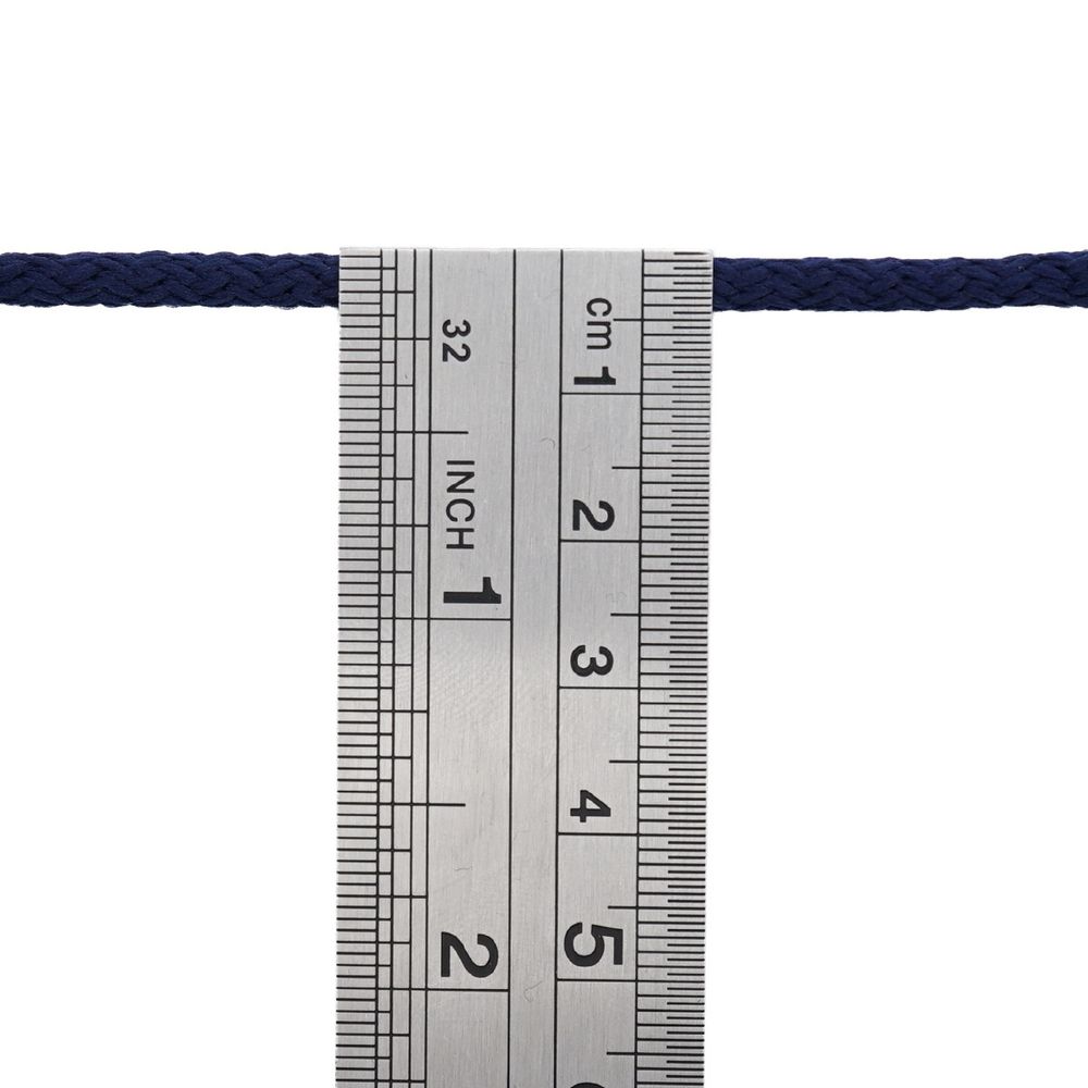 Шнур плетеный ⌀4.0-5.0 мм / 100 метров, 032 синий