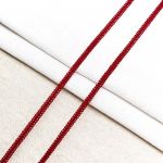 Шнур отделочный сороконожка ⌀5.0 мм / 30 метров, бордо, С873