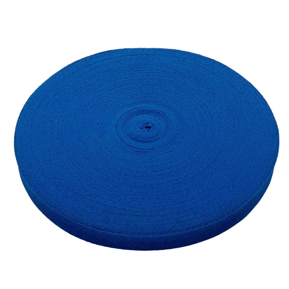 Тесьма (лента) киперная 20 мм / 50 метров, 6 г/м, 100% полиэфир, 20 синий