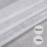 Флизелин клей PA точечный 30 г/м², 150 см / 100 метров, белый 6030W, Ideal