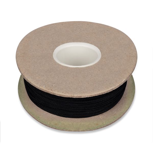 Шнур для мокасин ⌀1.0 мм, 200 м, черный, Gamma 1с16