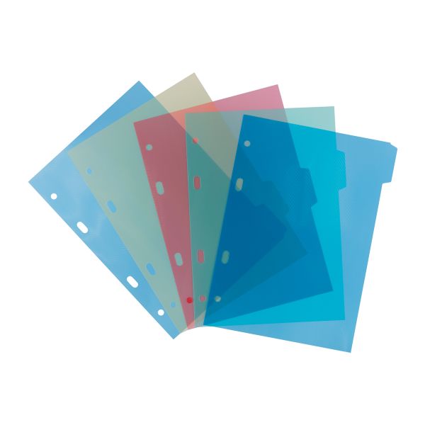 Разделитель листов пластиковый A5, 5 шт, EC270040204 песок, ассорти, Expert Complete EC270040204