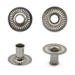 Часть кнопки Альфа (S-образная) ⌀11 мм (D-часть), 5/15 пруж. никель, 100 шт, S090509, BIG