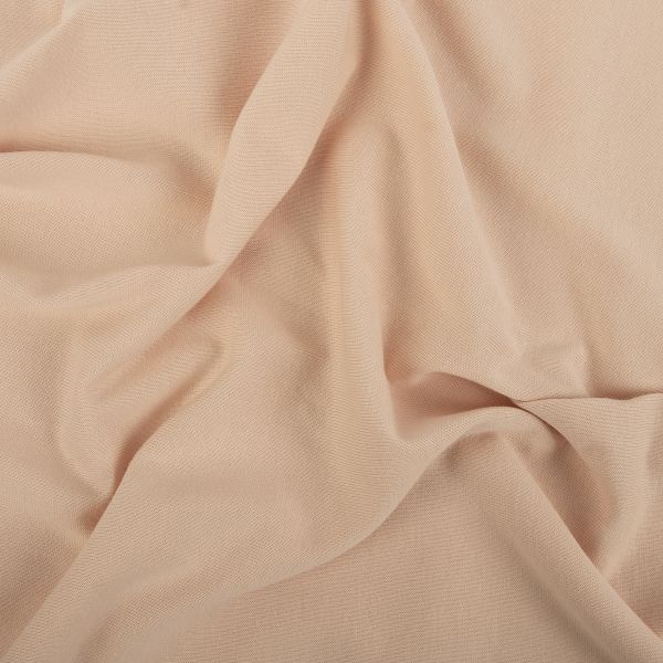 Трикотаж кукольный отрез 500х165 см, 225 г/м², 3 розовый/кремовый, Peppy DTF-01