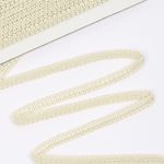 Тесьма Шанель плетеная 12 мм, 0384-0018 цв.02 молочный уп.9м