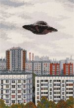 Набор для вышивания нитками Panna GM-7476, Я хочу верить, 12х17 см