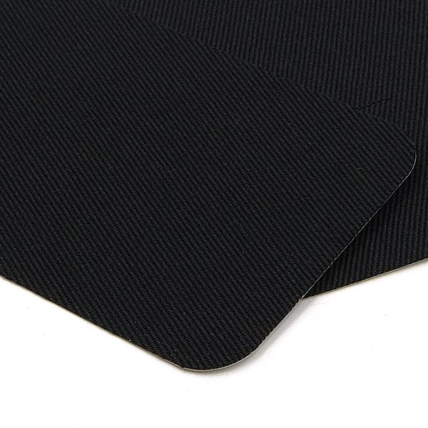 Термозаплатка, ткань, 52x78мм (черный (black)), AZ03, 10 шт