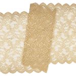Кружево бельевое эластичное 400 мм / 13.72 м, цв. C180 телесный