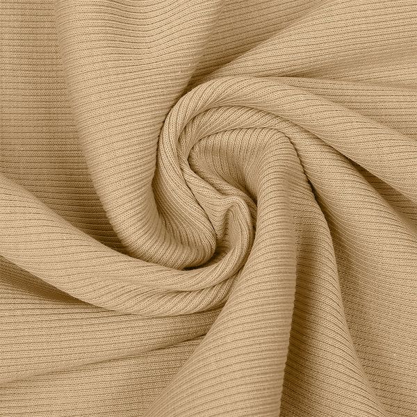 Кашкорсе с лайкрой ОЕ 220 г/м², 60+60 см / 3 метра, КАШ.220.14-0936.3, миндаль