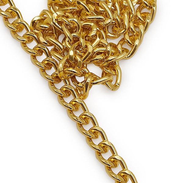 Цепь алюминиевая 8,2х6,0х10м (золото), К1604