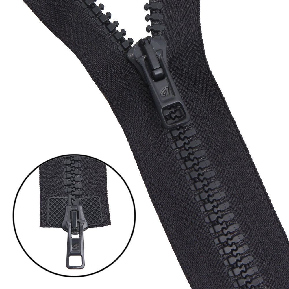 Молния трактор Arta Т6 (6 мм) 2 зам., разъем., 100 см, ОПТ. УП. 25 ШТ., 102 т.серый