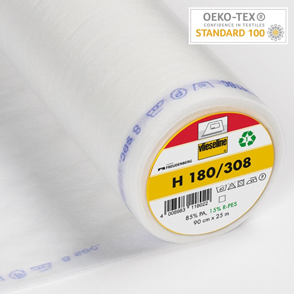 Флизелин клеевой H180W, белый, 53379411, Freudenberg, 25 м