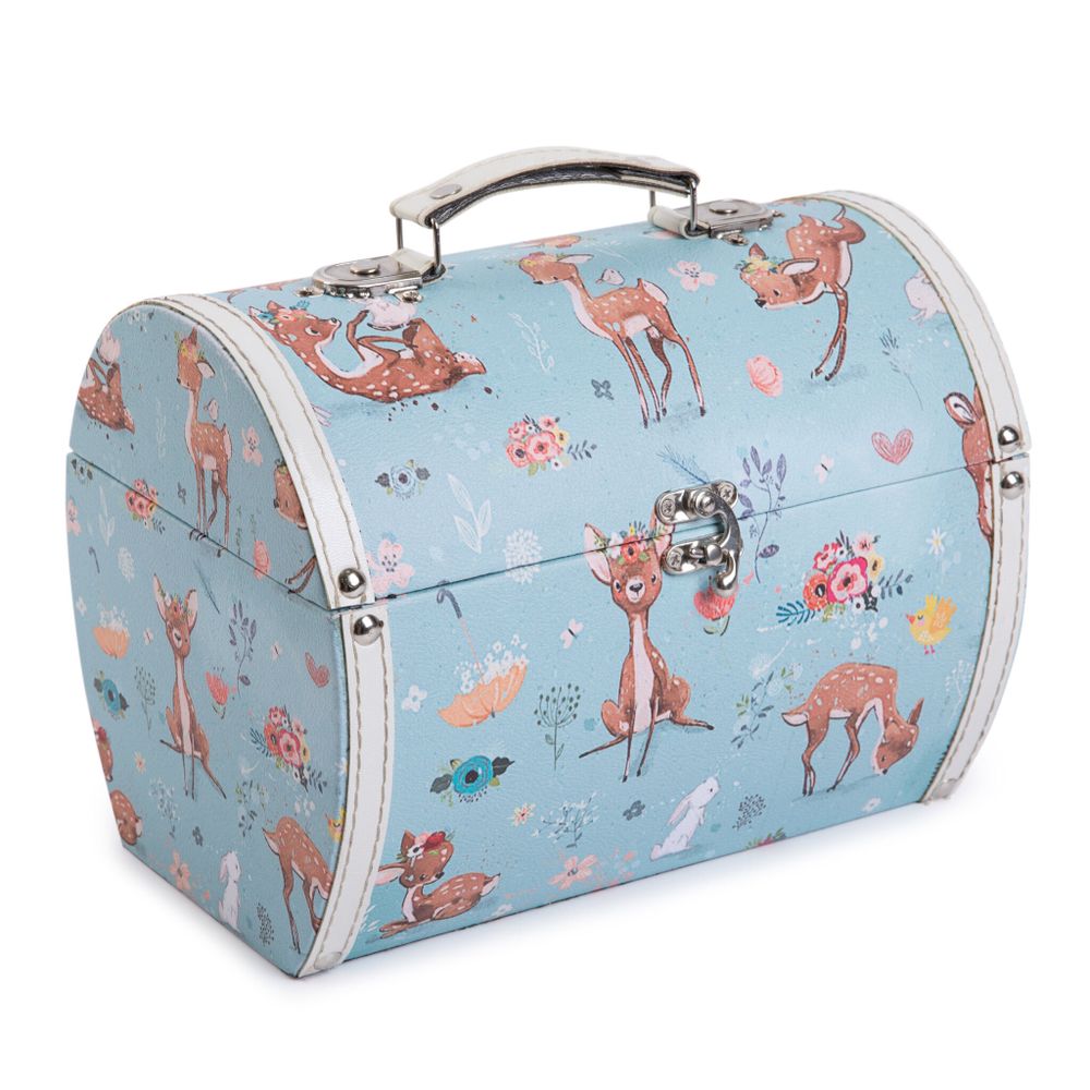 Шкатулка декоративная сундучок 24.5х16х18 см, 018 Милые зверята, Gamma DBK-02