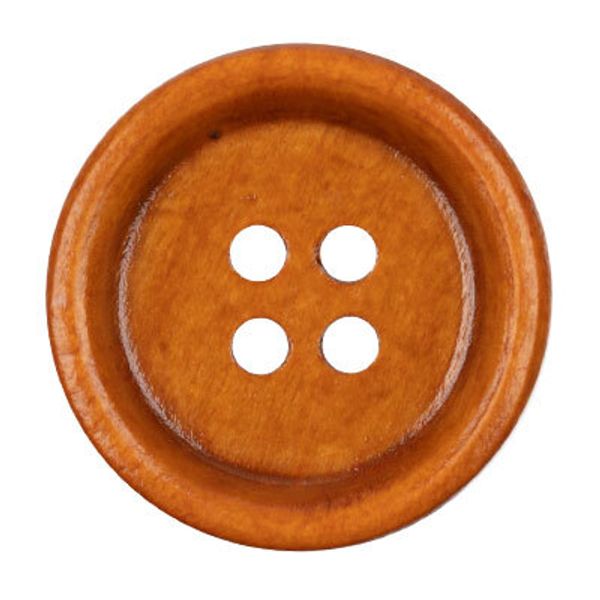 Пуговицы 4 прокола дерево 11 мм, 24 шт, №D856 светло-коричневый, Blitz DRN 0001