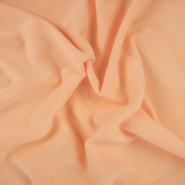 Трикотаж кукольный отрез 50х155 см, 225 г/м², 04 св.персиковый, Peppy DTF-01