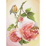 Набор для вышивания нитками Luca-S, Завтрак, 25х35см