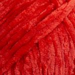 Пряжа Вязь Велюровая 120 / уп.3 мот. по 100 г, 120 м, 18 красный