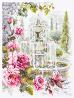 Набор для вышивания нитками Чудесная игла, Фонтан желаний 20х26 см