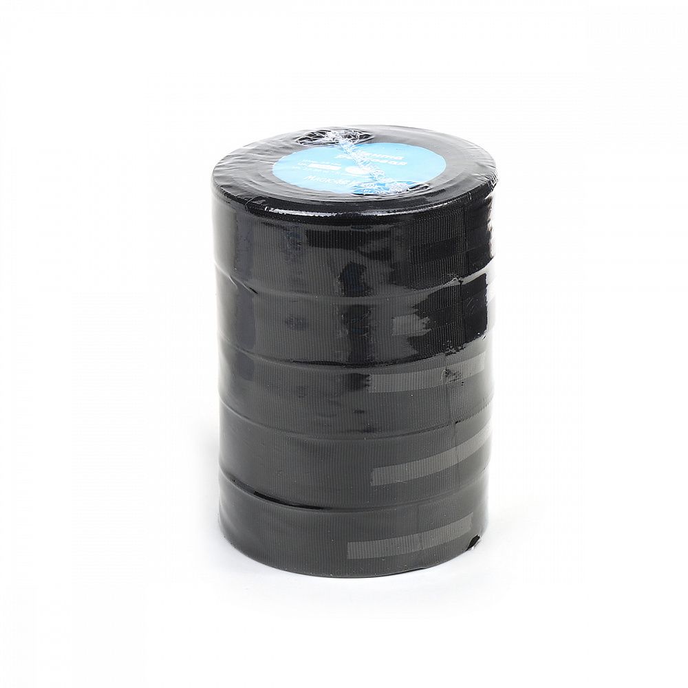 Лента репсовая (в рубчик) 25.0 мм, цв.030 черный набор For Hobby 5 шт по 22.86м (±1м)