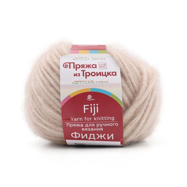Пряжа Троицкая Фиджи / уп.5 мот. по 50 г, 95 м, 03 светло-бежевый