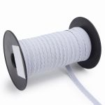 Резинка бельевая (отделочная) становая 12.0 мм / 50 метров, св.серый, (МЛ175.012/1)