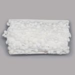 Тесьма с помпонами 1-рядная h20 мм, с помпонами 01 белый, 17 м