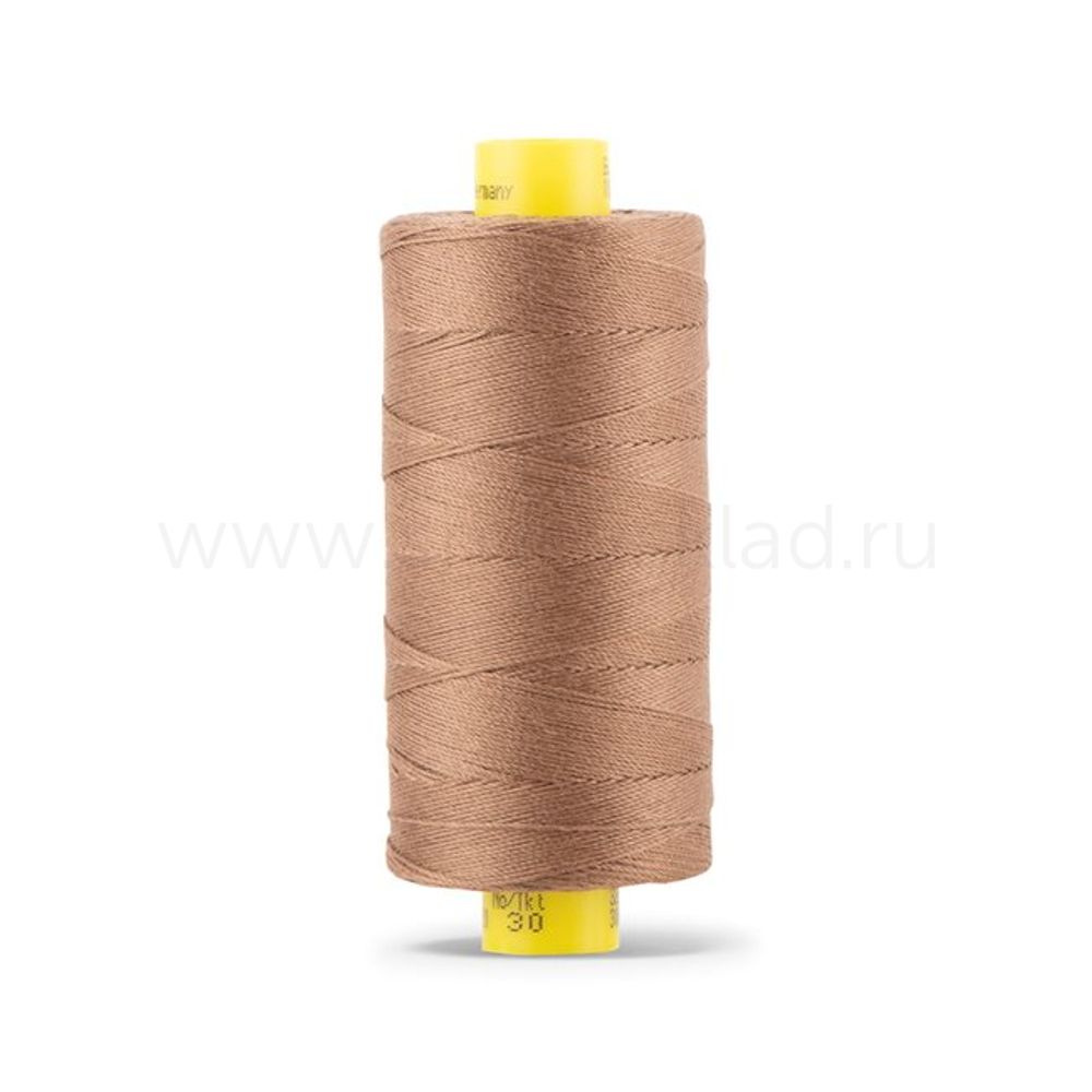 Нить отделочная Gutermann Mara 30/2, 300 м, 702404, 180 золотистая охра, 1 катушка