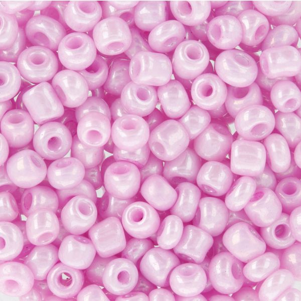 Бисер Zlatka 8/0 (2.9 мм), 100 г (10х10 г), №0978 св.сиреневый, GR