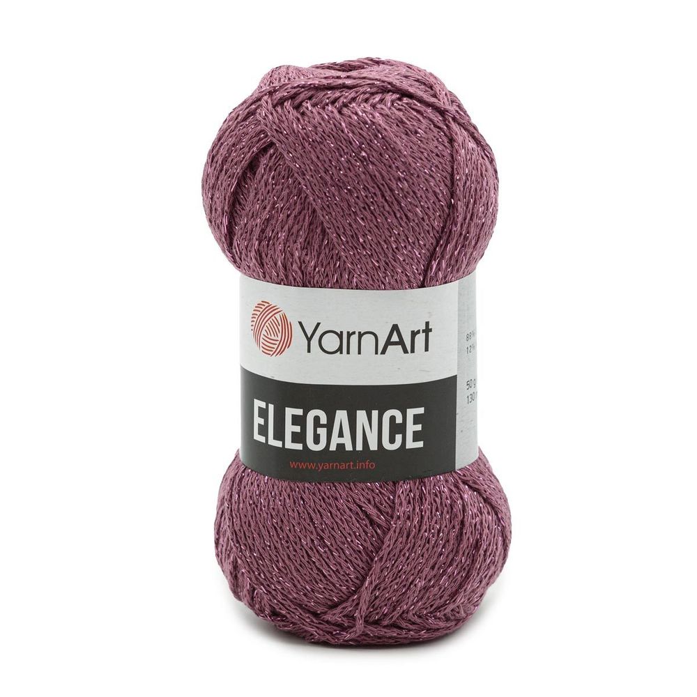 Пряжа YarnArt (ЯрнАрт) Elegance / уп.5 мот. по 50 г, 130 м, 112 темно-розовый /TOS/