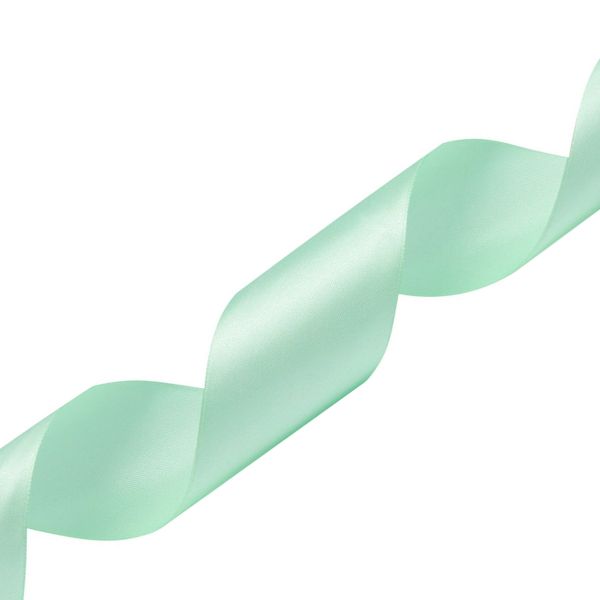 Лента атласная 1-сторонняя 50.0 мм / 22.86±1 метров, 097 св. бирюзовый, Globus