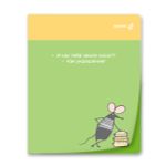 Тетрадь общая с пластик. прозр. обложкой 180 мкм, цвет.запечат.титул лист A5 48 л. на скобе 65 г/м², белизна 100% 10 шт клетка, 01500 Поднимаем настроение, Светоч Т197