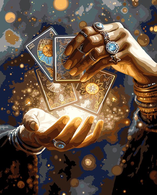 Картина по номерам Фрея PNB/PLDD-291, Волшебное предсказание, (со светодиодами) 50х40 см