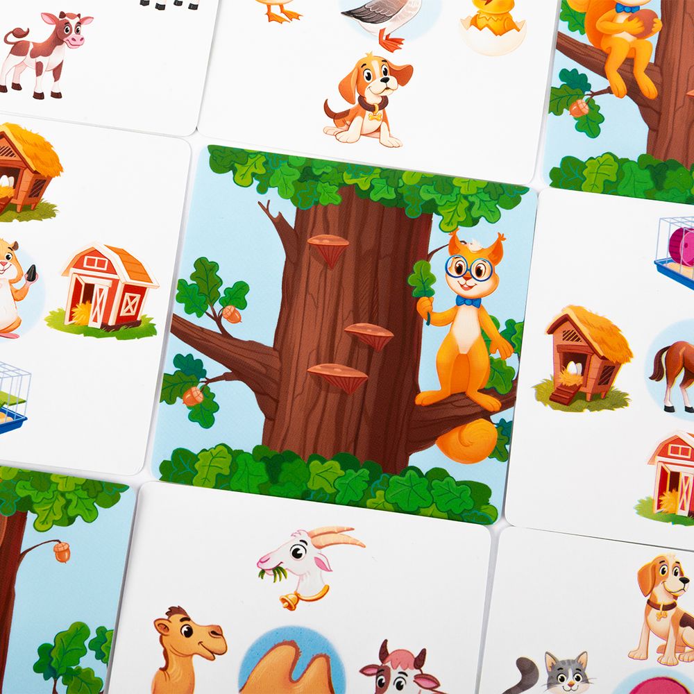 Игра настольная Эврикус Дерево знаний: Домашние животные BG-17100