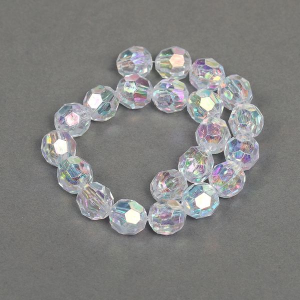 Бусины пластик ⌀10 мм, MG3245-AB.цв.АВ, 50 г, Magic4Hobby