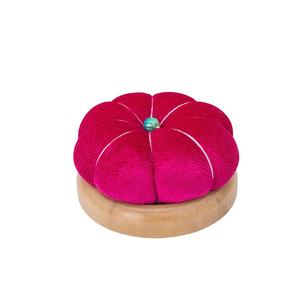 Игольница из ткани Цветок 7 см, ассорти (3)