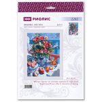 Набор для вышивания нитками Риолис, Яблоки и розы по мотивам картины К. Коровина 30х40см