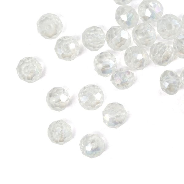 Бусины стекло 4х6 мм, 30 шт/упак Astra&Craft (849)