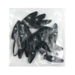 Пуговицы на ножке (3.01-203-45) (черный), Б25, 20 шт