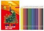 Набор цветных карандашей LBSCP-18 заточенный 8х18 цв, Лео LBSCP-18