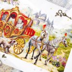 Набор для вышивания нитками Чудесная игла Premium, Тайное свидание 47х27 см