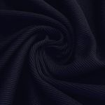 Кашкорсе трикотажное полотно 400 г/м², 60+60 см, тем.синий, 60м /TOS/