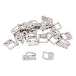 Крючки пришивные декоративные 15х7 мм, nickel, 10 шт