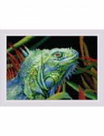 Набор для вышивания нитками Риолис 2192, Игуана, 30х21 см