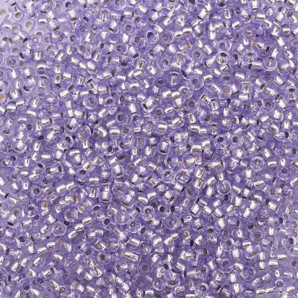 Бисер Preciosa прозрачный с сереб. центр. 10/0 (2.3 мм), круг.отв., 50г, (78123)