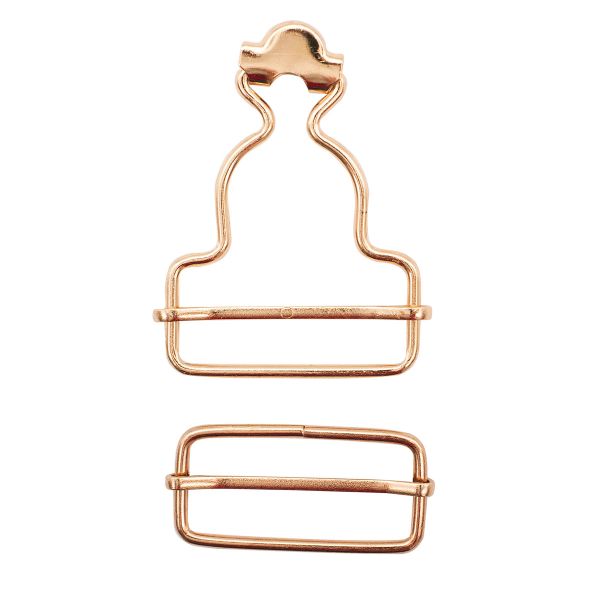 Застежка для комбинезона 31.5 мм, ушко 47х39 мм, 20 шт, золото цв.02