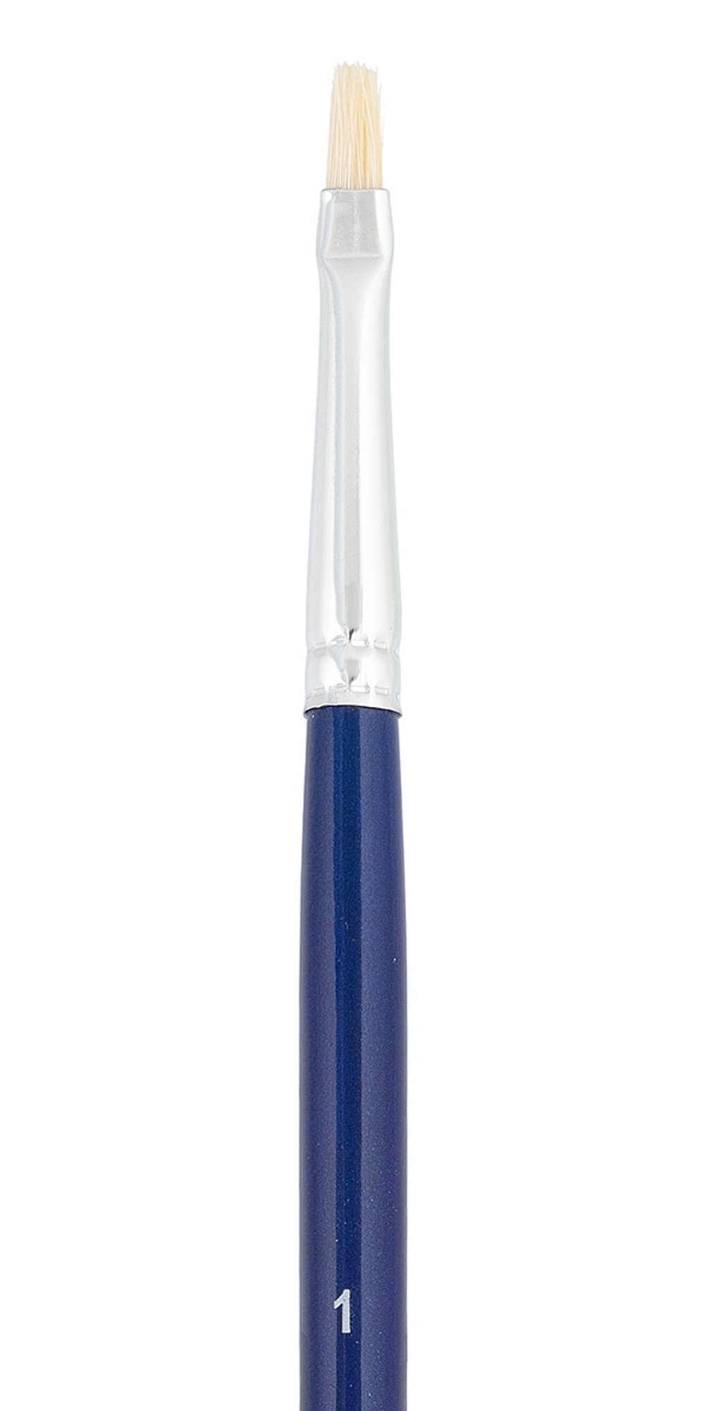 Кисть щетина №01 плоская 5 шт, длинная ручка, 01, Vista-Artista 30012-01