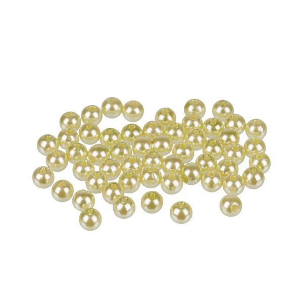 Бусины пластик ⌀6 мм, 50±2 шт, №16 св.зеленый, Zlatka PB-1